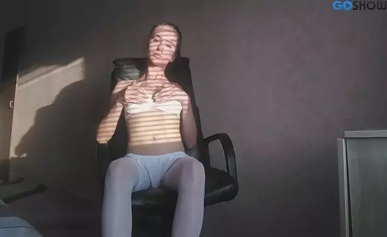 Teasing Clit Delights on a Chair
