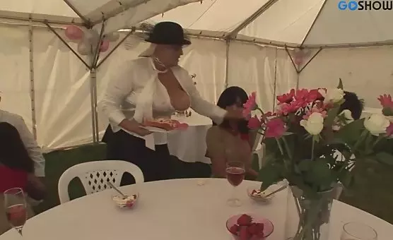 Sweet BBW Orgy and Cake Eating A Group of Beauties Engage in Passionate Pleasure