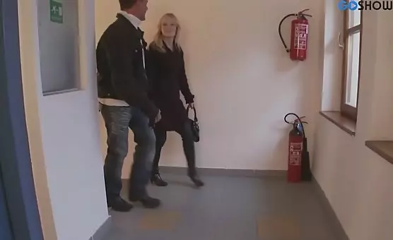 Erotic Blonde Couple Enjoys Passionate Handjobs and Mutual Masturbation
